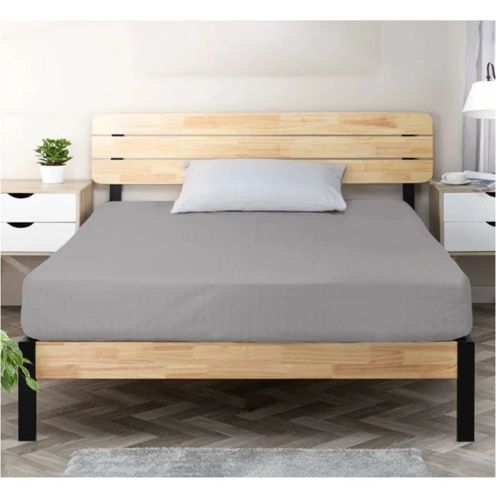The Grounding Co Gray Grounding Bedsheet Fitted with Plug in Cord 137x203cm NWT